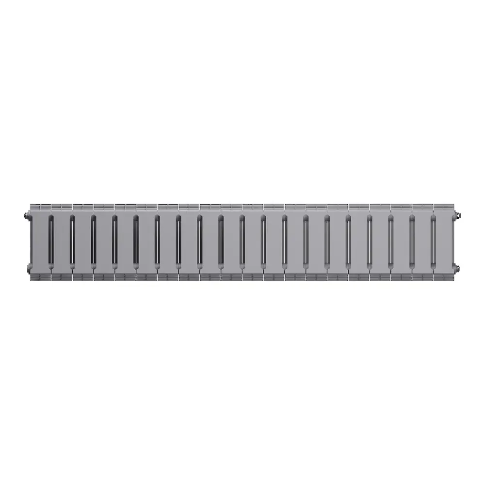 Радиатор секционный Royal Thermo Pianoforte 200/100 20 секций боковое подключение биметалл серый STLM-2057607 - Вид №2