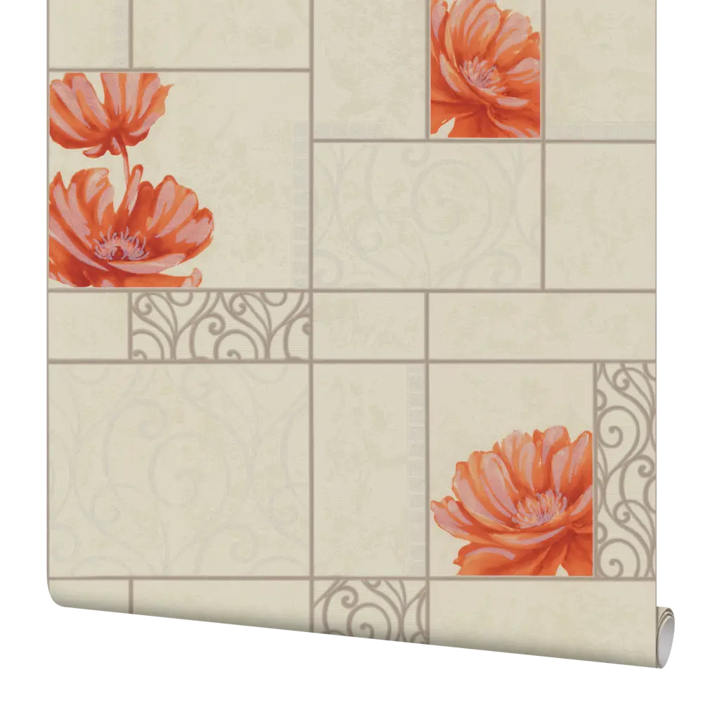 Обои виниловые Палитра Marmi бежевые 0.53 м HC11018-75 82555236 STLM-2044464 Home Color