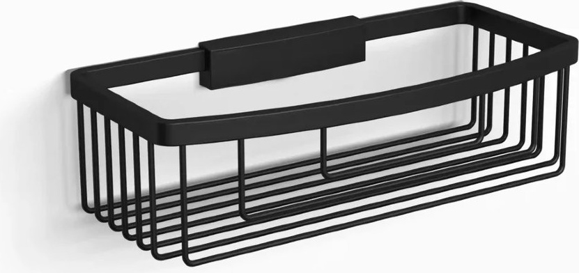 72360T-BPC Душевая полка VICO подвесная цвет черный матовый LANGBERGER VICO, BLACK EDITION - Вид №1