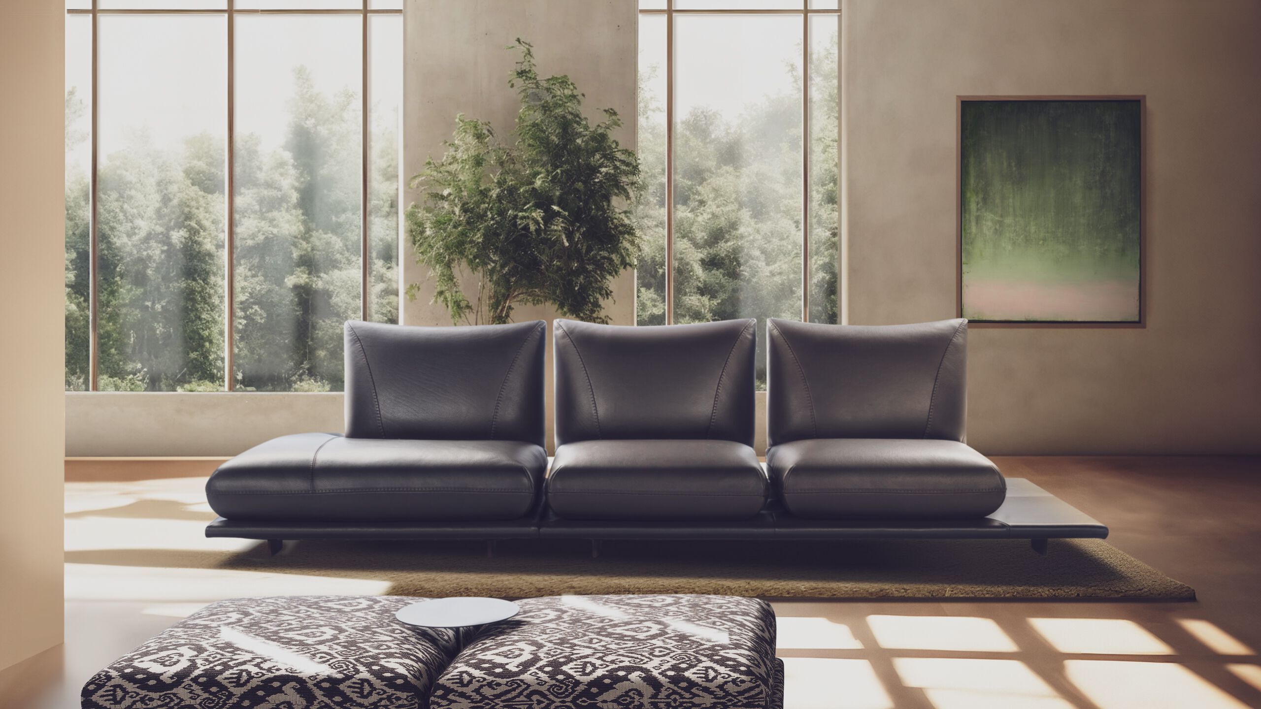 4-местный кожаный диван Calia Italia Superior ARCH-00080732 - Вид №5