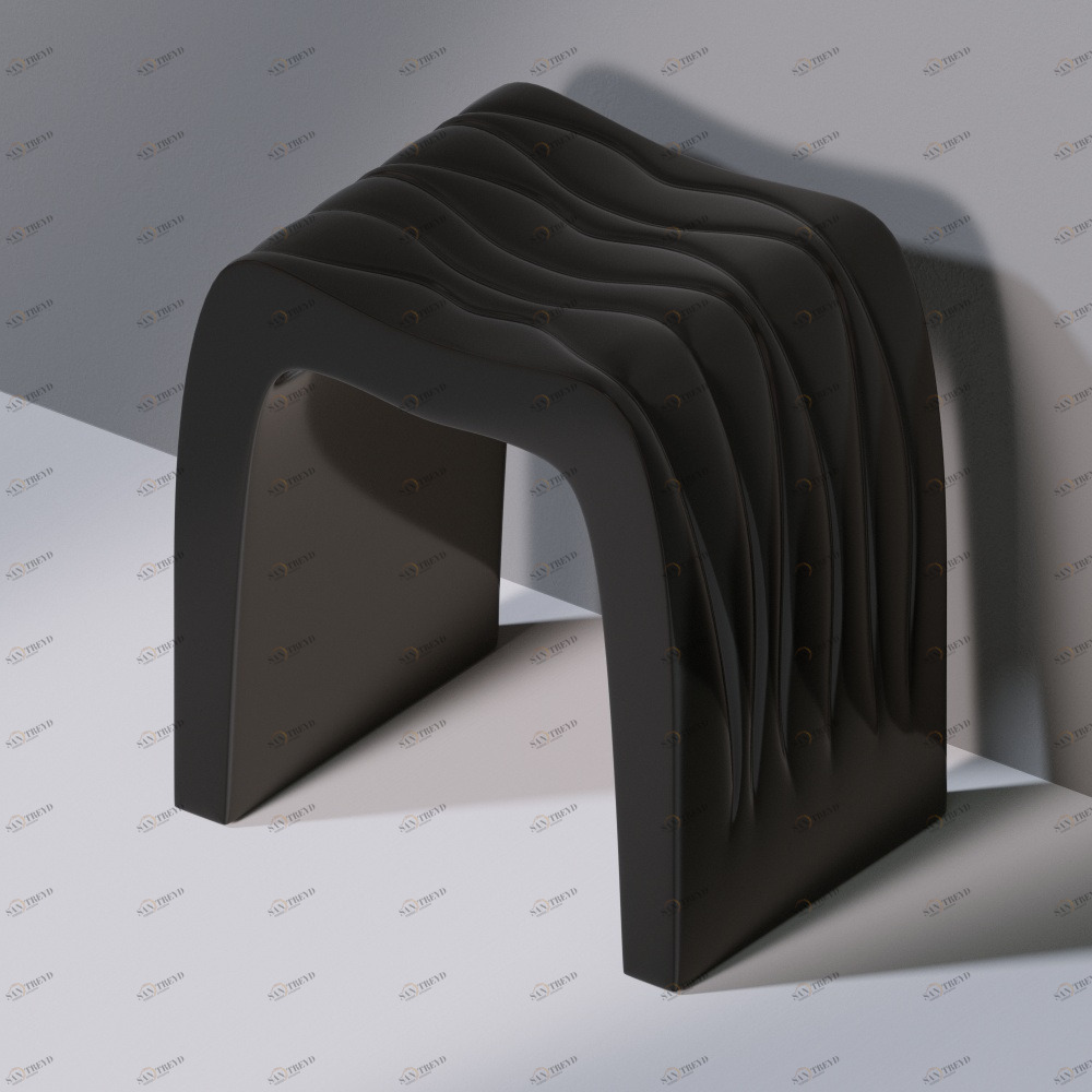 Стул для ванной C100 WAVES SEAT черный AeT ITALIA С100104