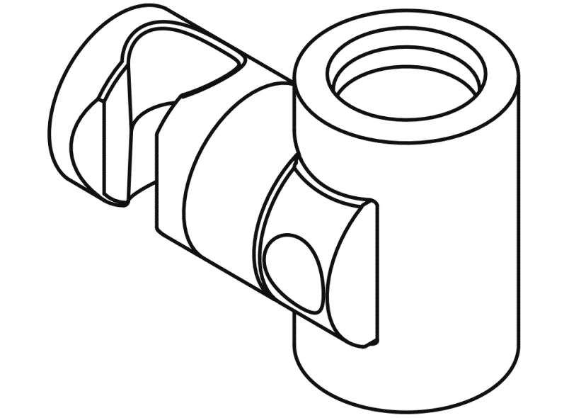 66771 держатель для душа HEWI System 900 - Вид №3