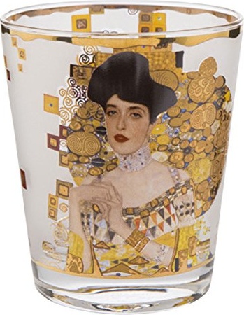 10574694 Goebel Подсвечник 10см "Адель" Климт Стекло 