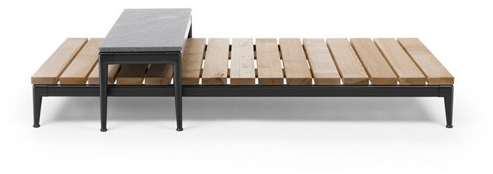 Flexform Прямоугольный садовый журнальный столик в ироко Pico outdoor sun-id-1473836 - Вид №1