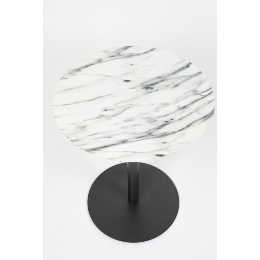 Столик круглый Snow, мрамор, маленький Zuiver 2300153 - Вид №2