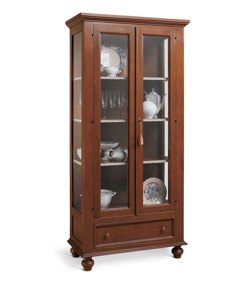 1933 Tifernoit Витрина с 2 дверцами и фигурным ящиком Soggiorno  - Вид №1