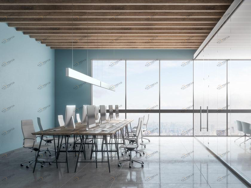 SOFT SOUND Ламельный подвесной потолок из несгораемого мдф Open sun-id-1454471