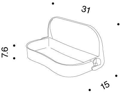 Danese Milano Поднос для канцелярских принадлежностей из полистирола sun-id-1475502 - Вид №11