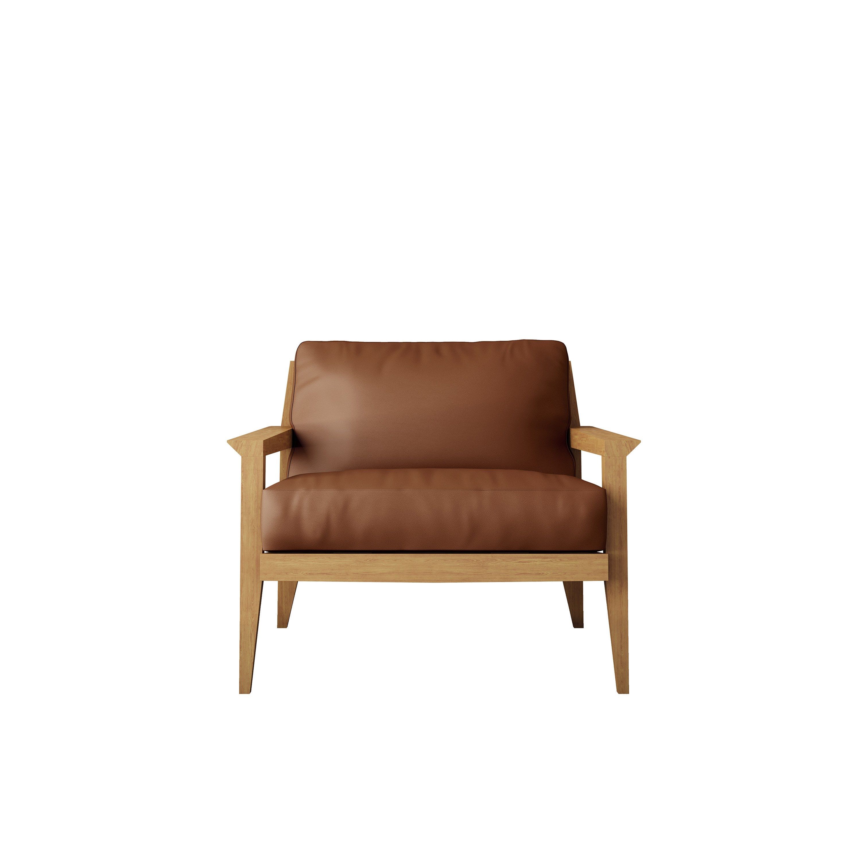 Кожаное кресло с подлокотниками Case Stanley ARCH-00063373 - Вид №5