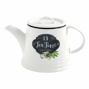 Чайник фарфоровый белый в упаковке "Кухня в стиле Ретро" EASY LIFE КУХНЯ В СТИЛЕ РЕТРО 00-3946800 Белый