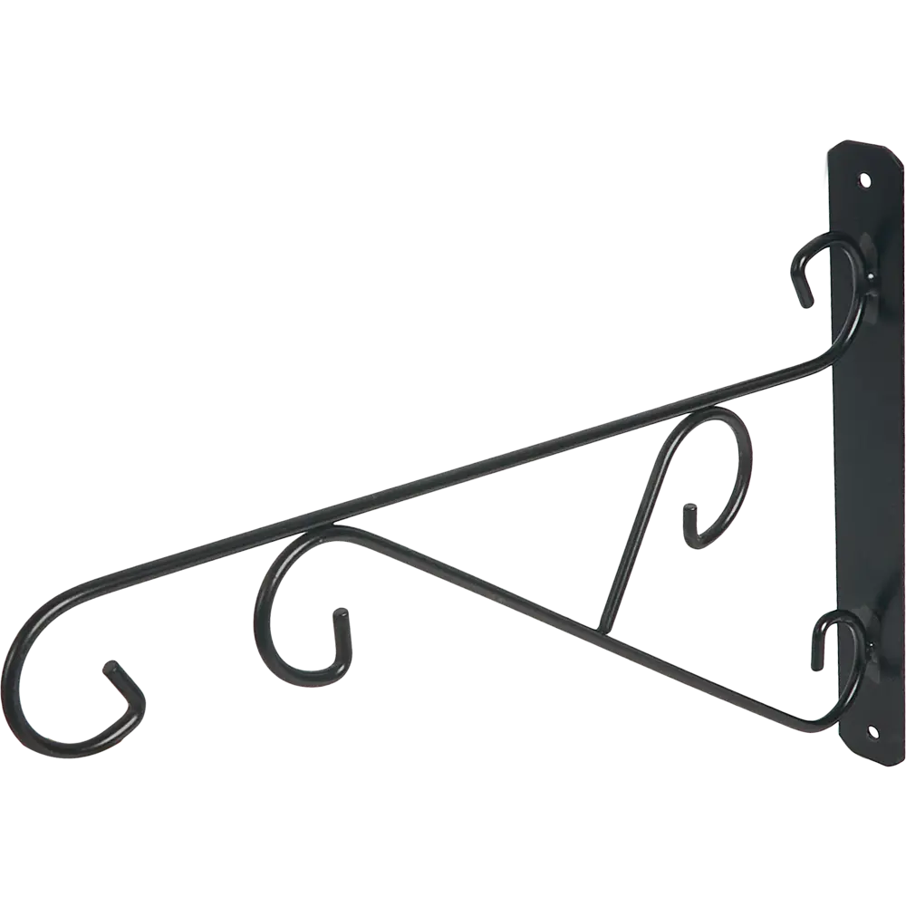 Кронштейн для кашпо 35x35x25 см металл черный Santreyd STLM-2058561
