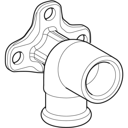 63452 Водорозетка Geberit Mapress из меди 90° Geberit  - Вид №1