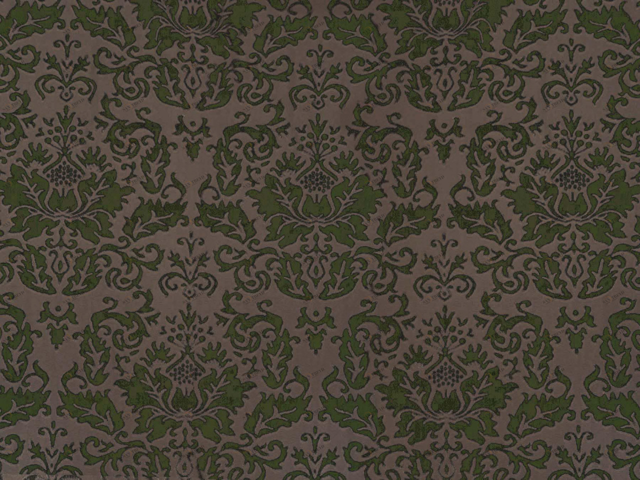 COLORISTICA Портьерная ткань  Шенилл  Opera Зеленый 2386-51