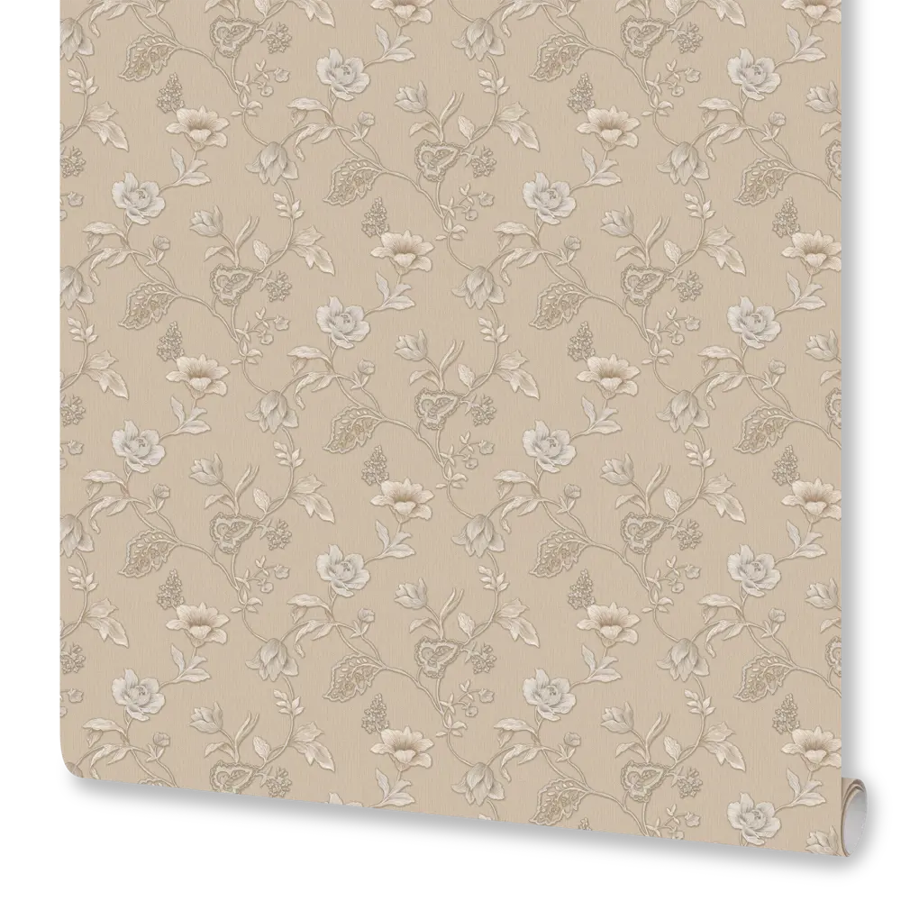 Обои флизелиновые Euro Decor Saint-Tropez бежевые 1.06 м 7080-01 82734892 STLM-2105915