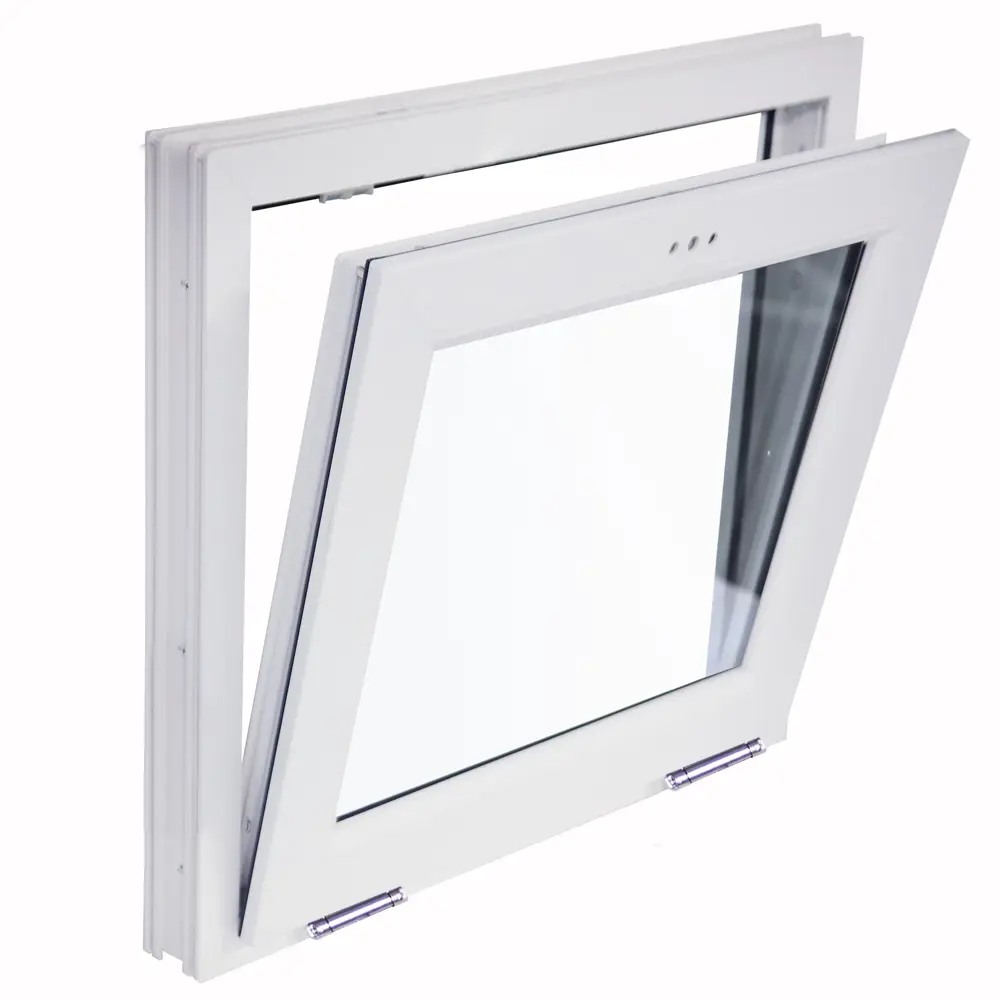 Окно пластиковое ПВХ Deceuninck одностворчатое 500x700 мм (ВхШ) фрамуга однокамерный стеклопакет белый/белый STLM-2102762 - Вид №2
