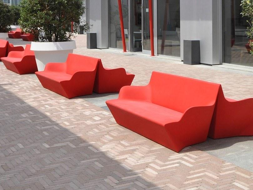 SLIDE Садовый диван из полиэтилена Kami sun-id-1496499 - Вид №1