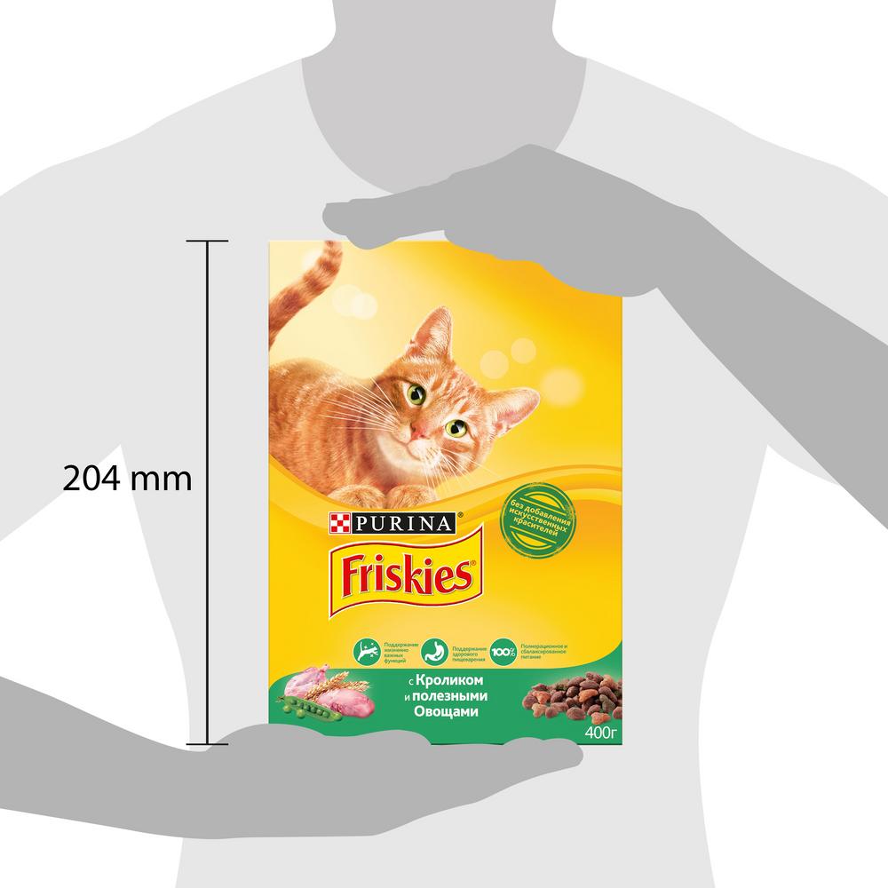 Т00007818 Корм для кошек кролик, овощи сух. 400 г Friskies  - Вид №11