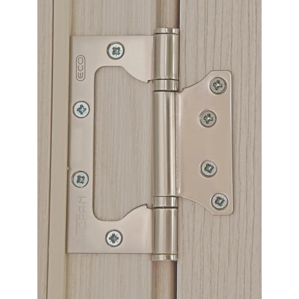 Дверь межкомнатная со стеклом Мирра 80x200 см Hardflex цвет ясень бора с замком и петлями 82672898 STLM-2044483 МАРИО РИОЛИ  - Вид №4