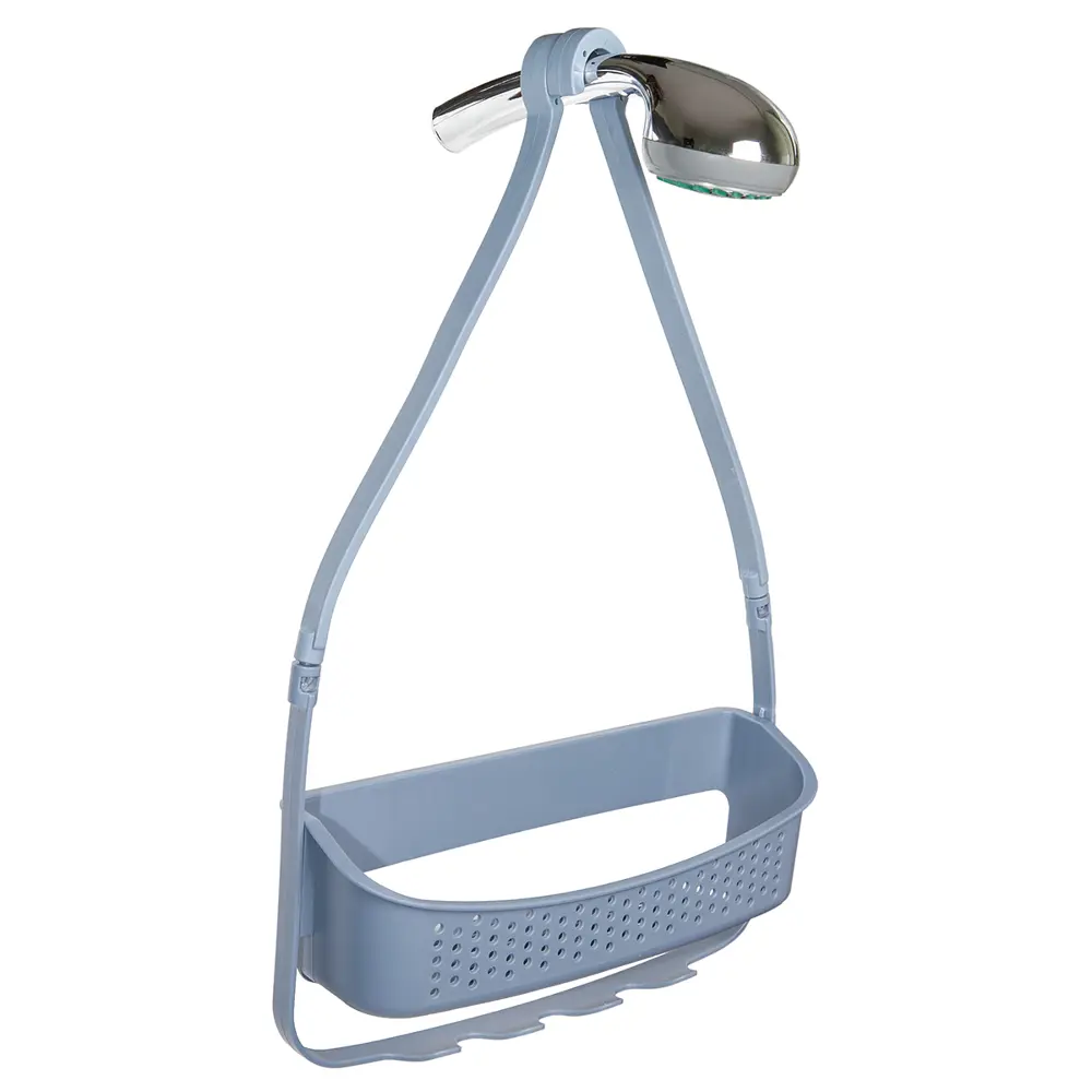 Полка для ванной прямоугольная Raindrops W5682-1G одноярусная 32 см цвет серый Полка 1-ая STLM-2003361 - Вид №2