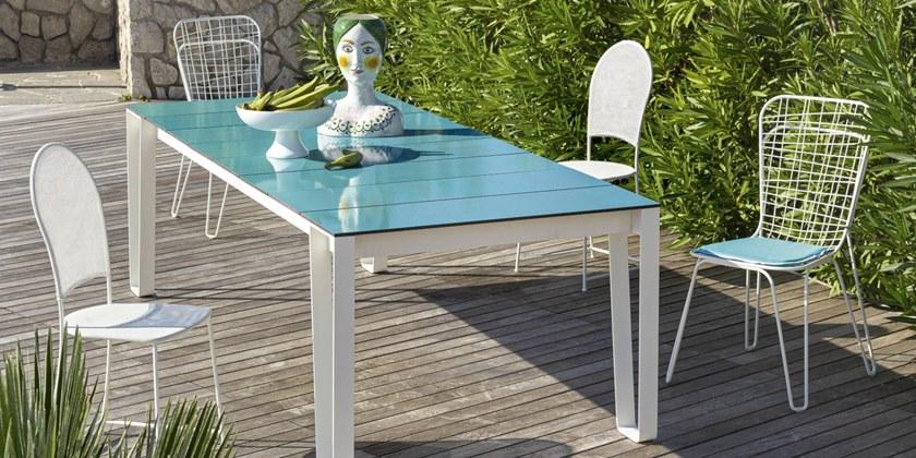 Gervasoni Прямоугольный стол со столешницей из вулканического камня Gervasoni outdoor sun-id-1458394 - Вид №1