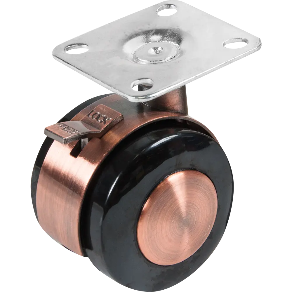 Santreyd: Поворотное мебельное колесо с тормозом и площадкой 50 мм 82597637 STLM-0031038