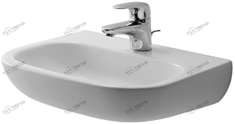 07074500702 Подвесная раковина настенная овальная Duravit D-Code
