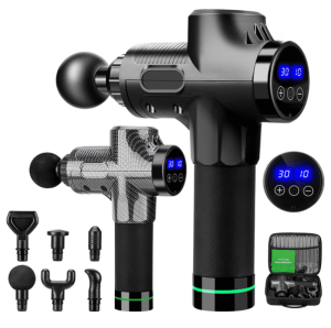 52584 Перкуссионный массажер (массажный пистолет) для тела Revolver Beauty Star