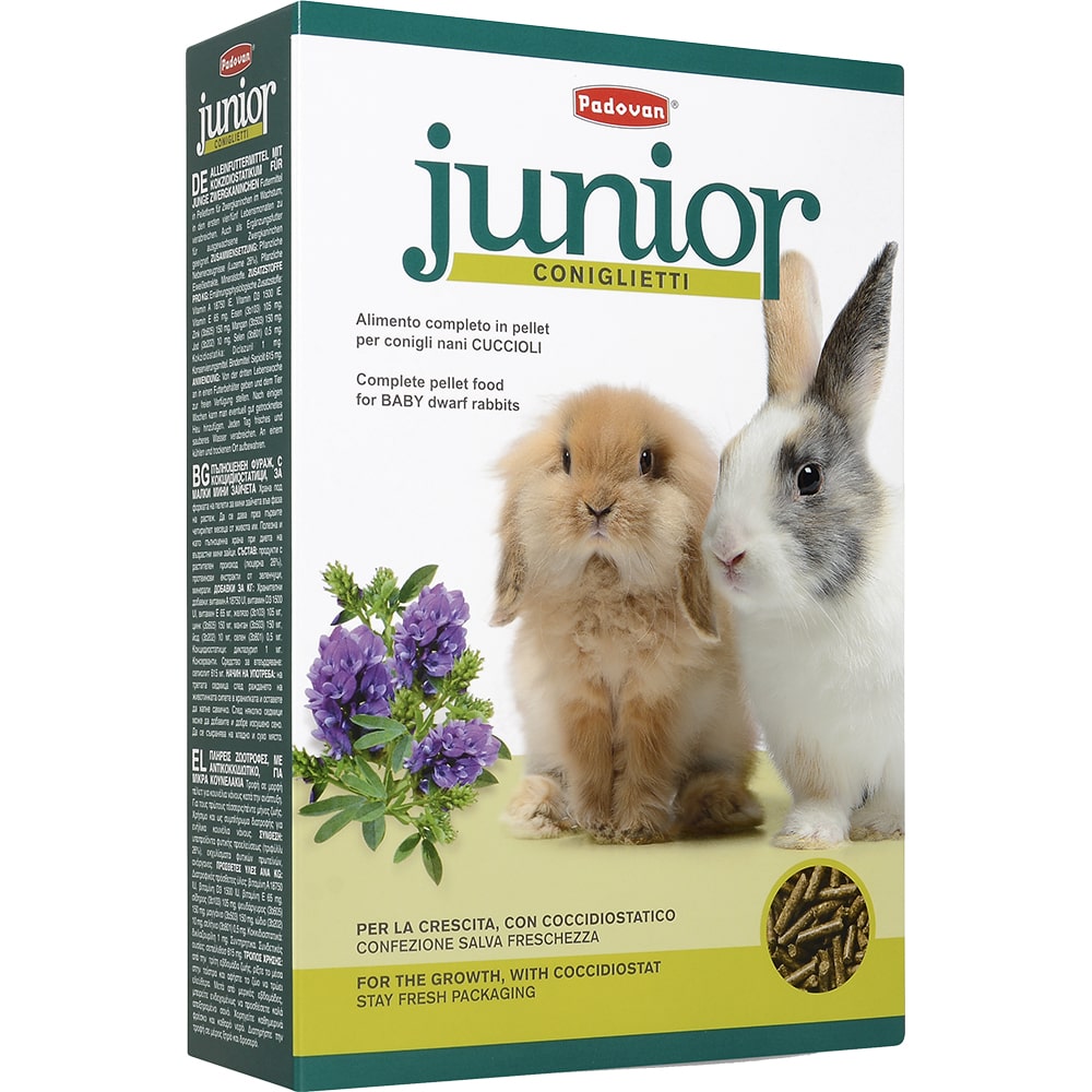 Т00008131 Корм для грызунов для молодых кроликов сух. 850г Padovan 