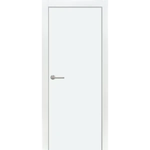 Комплект двери глухая 60x200 см финиш-бумага цвет белый с добором 150 мм