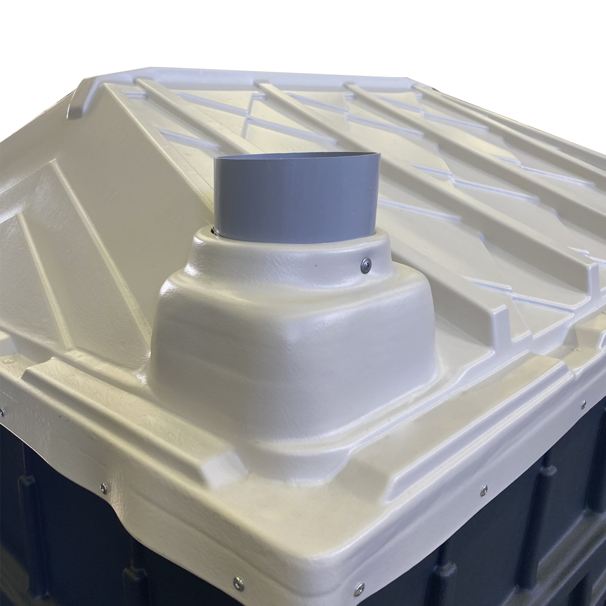 88266095 Туалетная кабина Гамма Дачная 106x199x108.5 см пластик графит Santreyd  - Вид №3