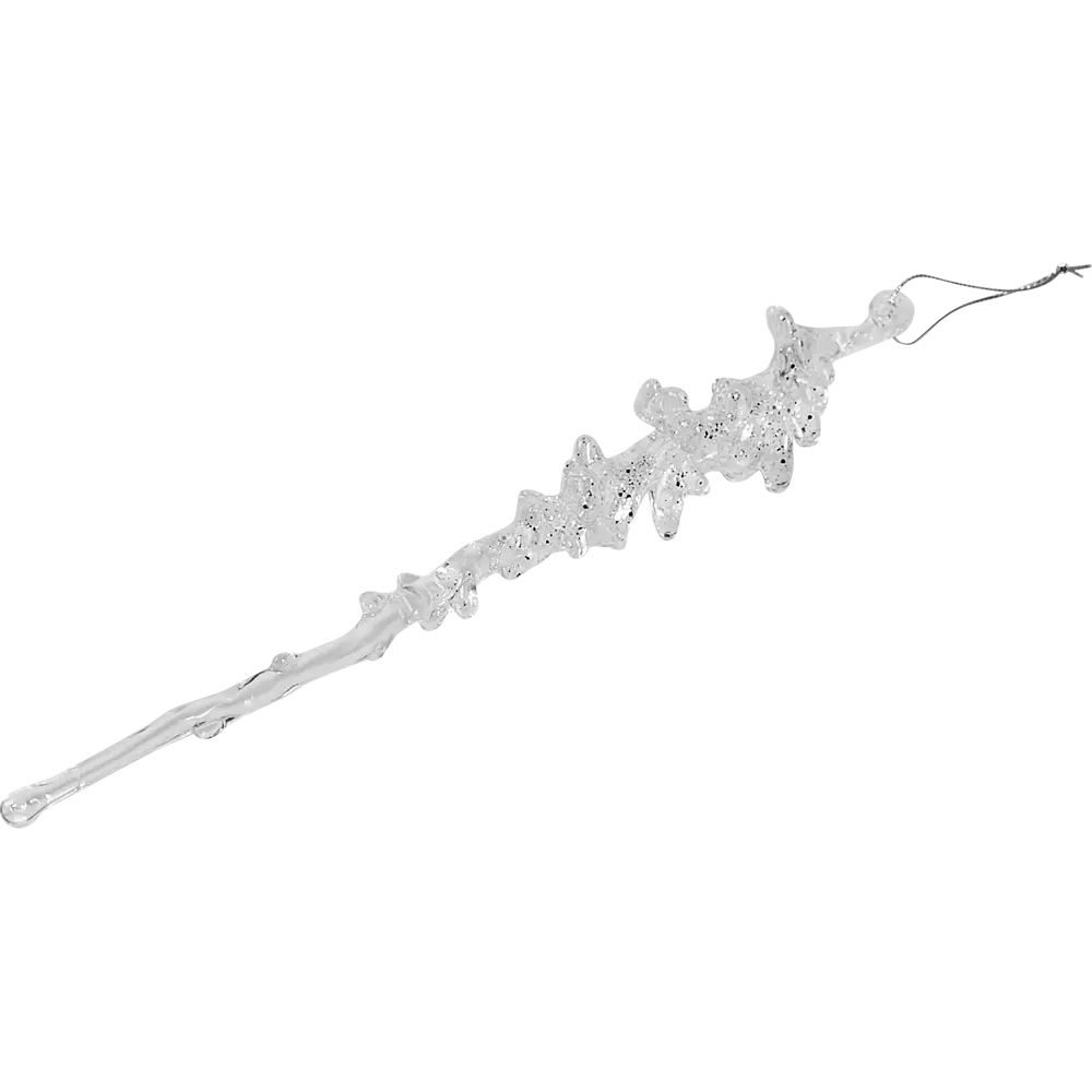 88458682 Новогоднее украшение Сосулька 22x4 см цвет бриллиант STLM-1530768 Santreyd  - Вид №2