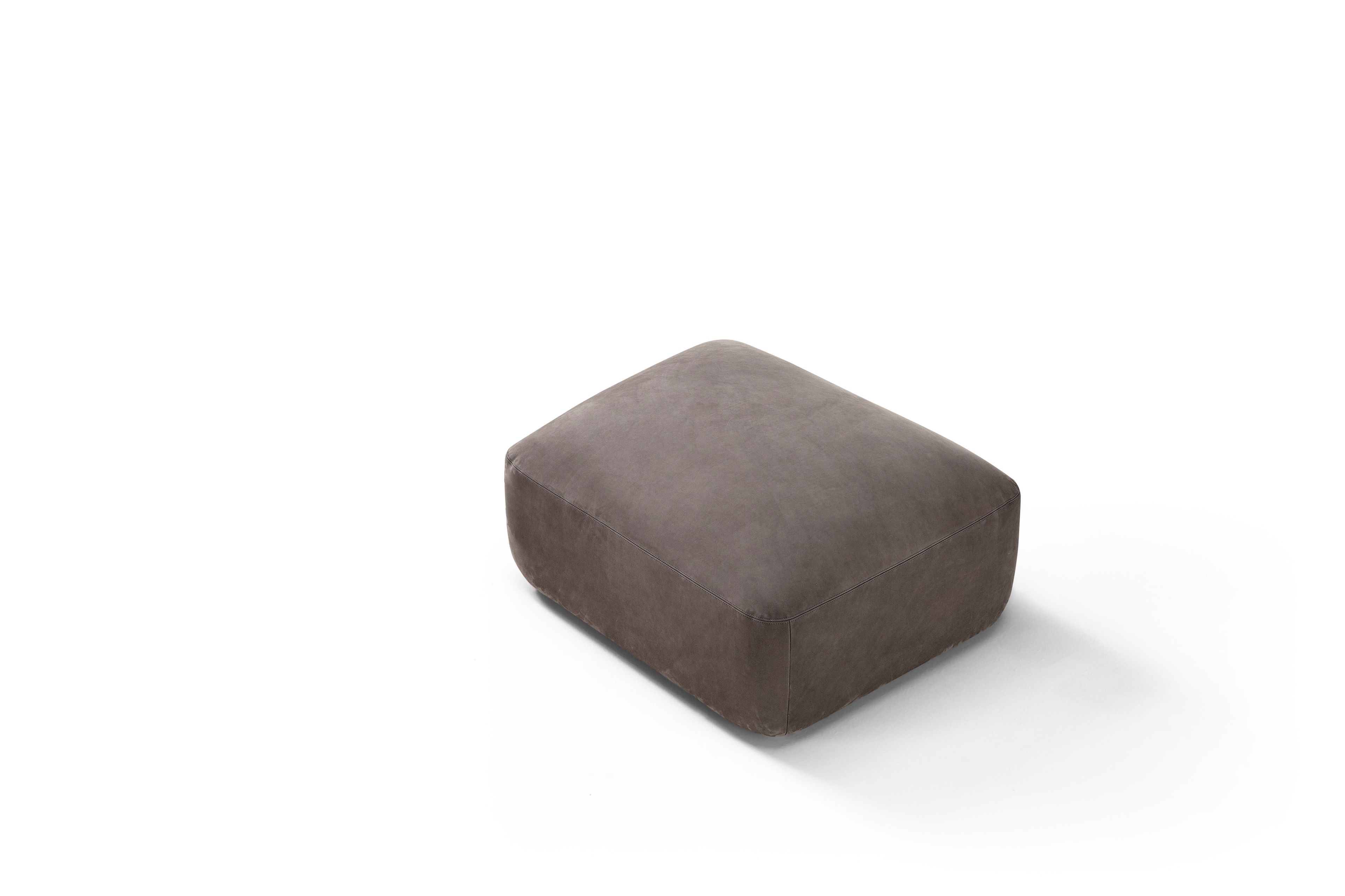 3-местный кожаный модульный диван Amura ARCH-00118588 - Вид №9