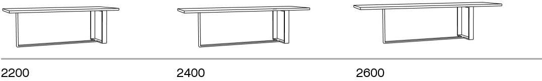 EmmeBi Лакированный прямоугольный обеденный стол из орехового дерева sun-id-1464948 - Вид №4