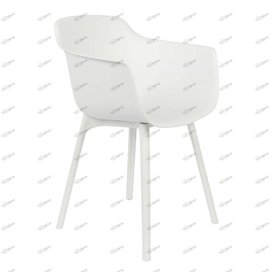 Кресло Mae, белое White Label Living 1200163