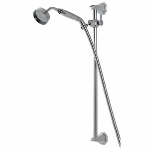 Traditional bathrooms Ручной душ ART DÉCO и стенка с регулируемым по высоте держателем Pr5185.bn