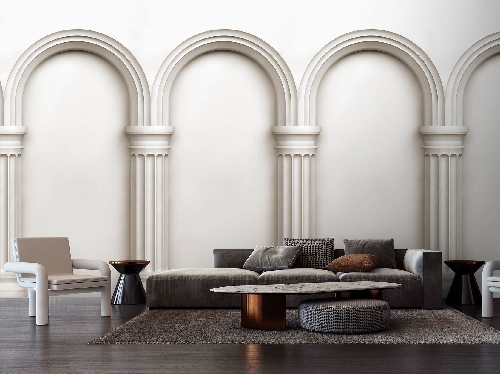 Обои с цифровой печатью с рисунком Architects Paper Walls by Patel IV ARCH-00053288