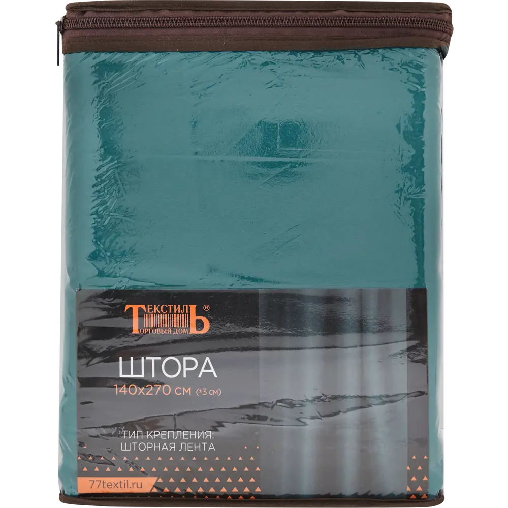 Штора на ленте блэкаут Ален 140x270 см цвет малахит 84644220 STLM-2068259 ТОРГОВЫЙ ДОМ ТЕКСТИЛЬ  - Вид №5