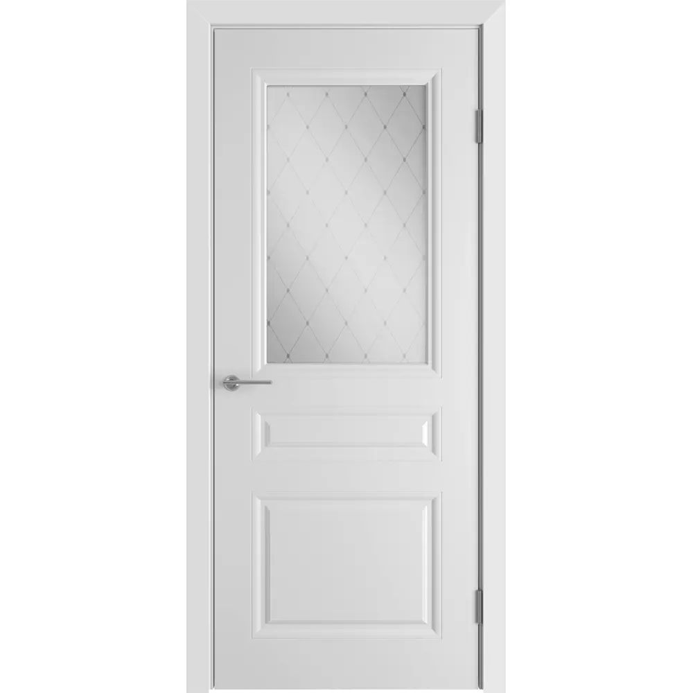 VFD Межкомнатная дверь «Стелла» с сатиновым стеклом 80×200 см 82212320 STLM-0022131