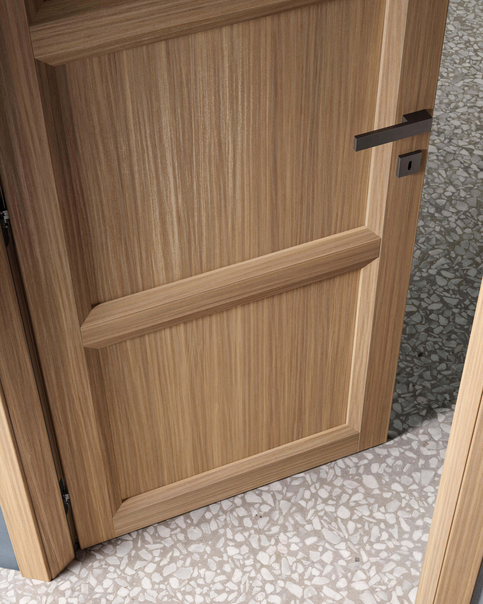 Деревянная отделка ламинат распашная дверь GIDEA Climb ARCH-00151692 - Вид №4