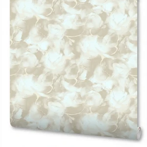 NEW AGE Luna: флизелиновые обои голубые для стильного интерьера 89369656