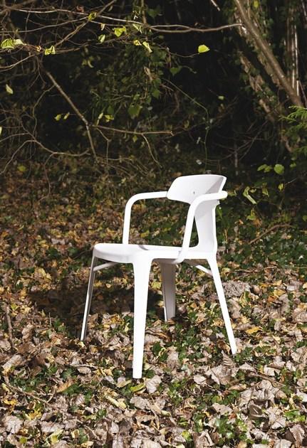 Tolix Штабелируемый стул из нержавеющей стали с подлокотниками sun-id-1450628 - Вид №13