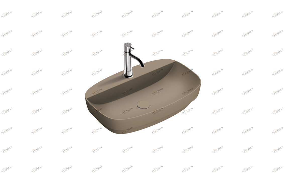 165GRLXMS Накладная раковина под столешницу  овальная CERAMICA CATALANO Colori