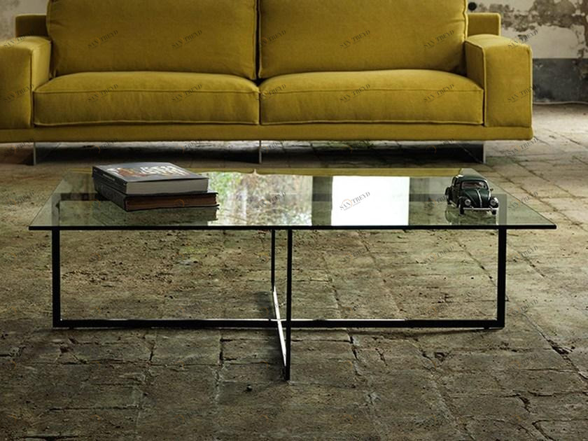 Domingo Salotti Прямоугольный стеклянный журнальный столик для гостиной Tavolini sun-id-1488869