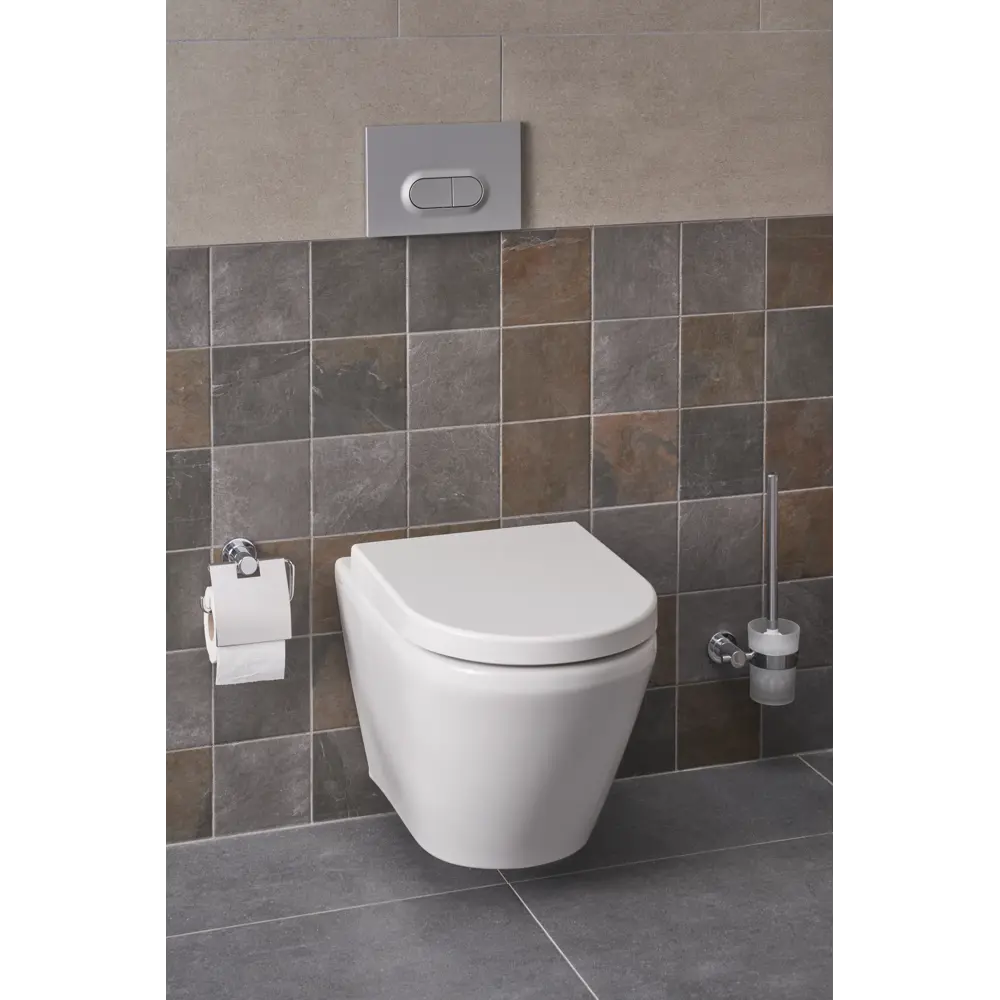 Инсталляция VitrA для подвесного унитаза с кнопкой цвет хром STLM-2098203 - Вид №5