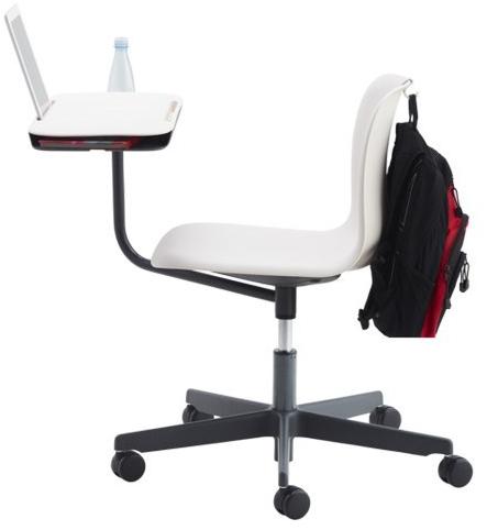 Howe Стул для конференций 5-спицевый с откидной крышкой Sixe sun-id-1460083 - Вид №4