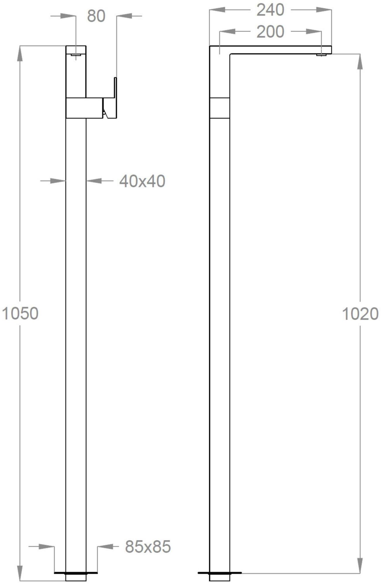 Fir Italia Смеситель для умывальника из латуни с одной ручкой New playone 90 sun-id-1502346 - Вид №1