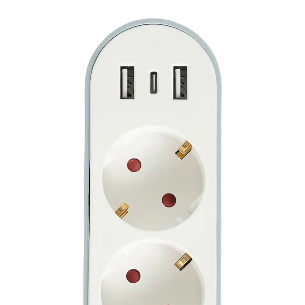 Удлинитель бытовой Skybeam 3 розетки + USB, 5 м, белый 89376454 STLM-1576018 - Вид №3