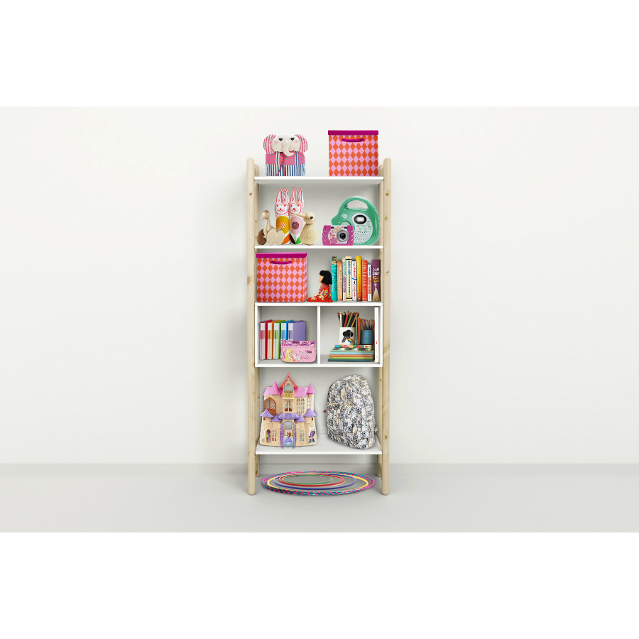 Гарнитур Maxi A, 1 полка и 1 книжный шкаф, лакированный Flexa 812650480 - Вид №2