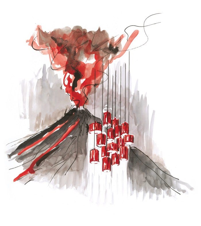 Стеклянный подвесной светильник AXOLIGHT Spillray ARCH-00105922 - Вид №5