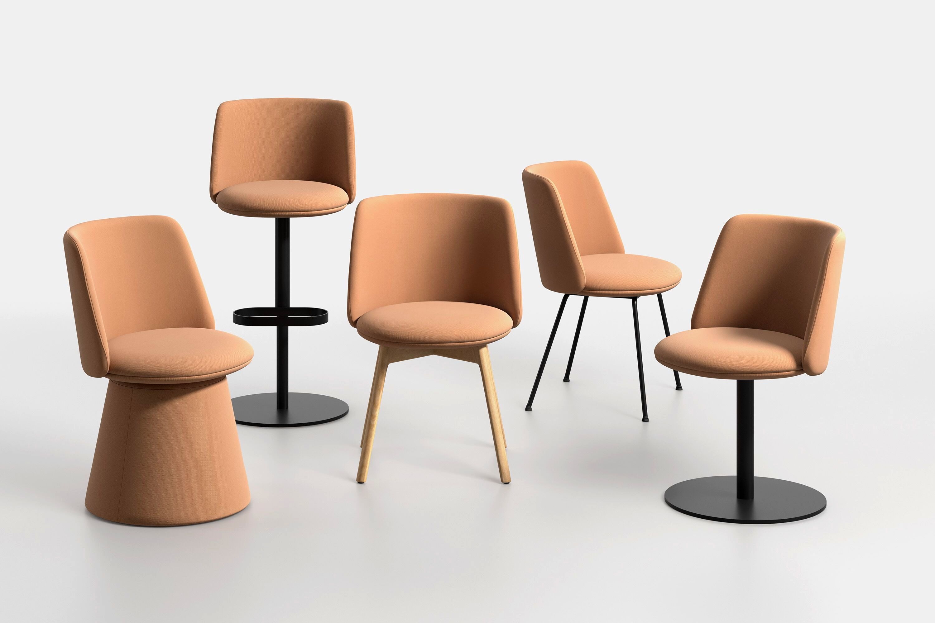 Мягкий стул из ткани arrmet Pure Belle ARCH-00092327 - Вид №1